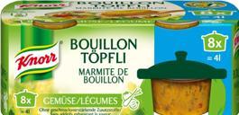 Actual product image Knorr Bouillon pots with lots of vegetables, soft consistency for sauces, meat, braised and wok dishes (4000 ml)
