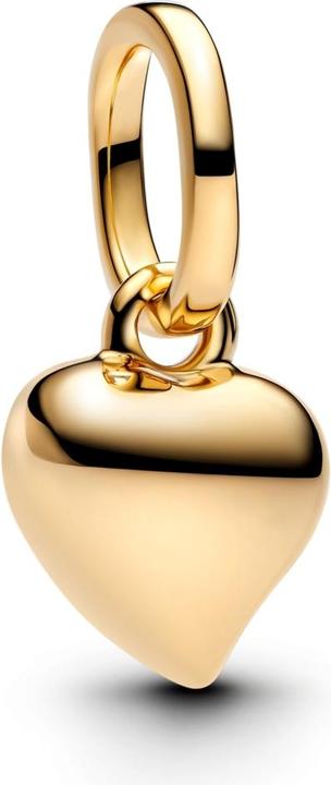 Image du produit Pandora Heart mini Dangle Charm (Métal, 14K plaqué or)