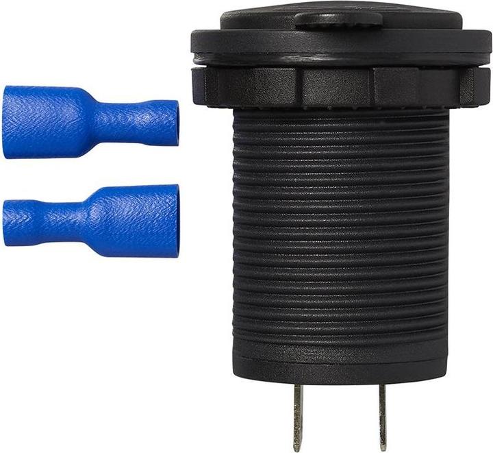 Actual product image ProPlus USB double flush mount socket in blister pack