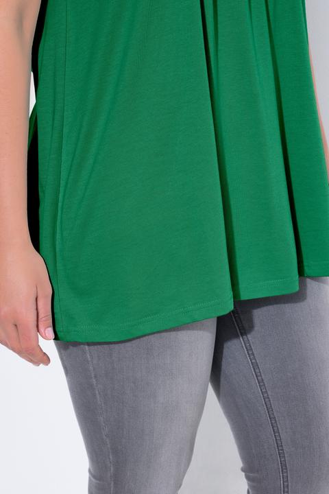 Actual product image Ulla Popken Essential Front Pleat Tee (54)