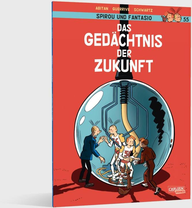 Productafbeelding Robbedoes en Kwabbernoot 55: Het geheugen van de toekomst (Benjamin, Guerrive, Sophie/Abitaan, Duits)