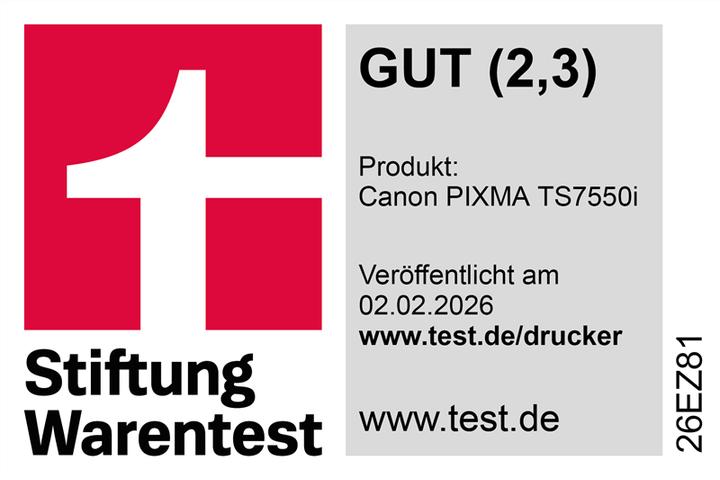 Image du produit Canon PIXMA TS7550i (Encre, Couleur)