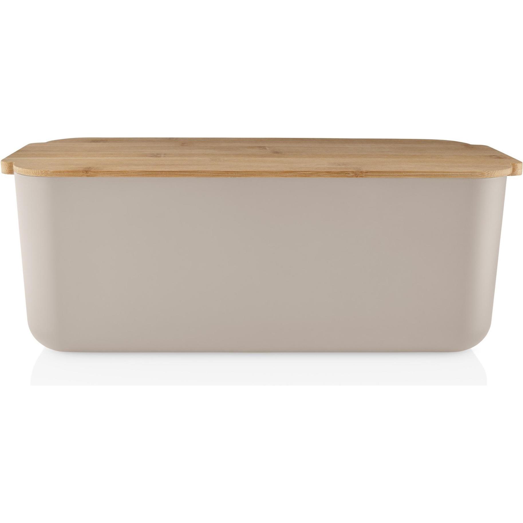 Thumbnail - Eva Solo H 16 x B 19 x L 42 cm - Karboniseret bambus/kunststof - Sand, Brotaufbewahrung, Beige