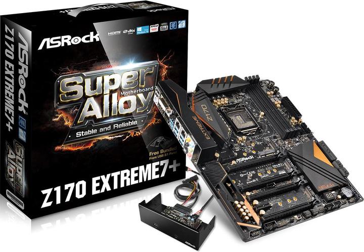 Produktbild AsRock Z170 Extreme7+ (LGA 1151, Intel Z170, ATX)