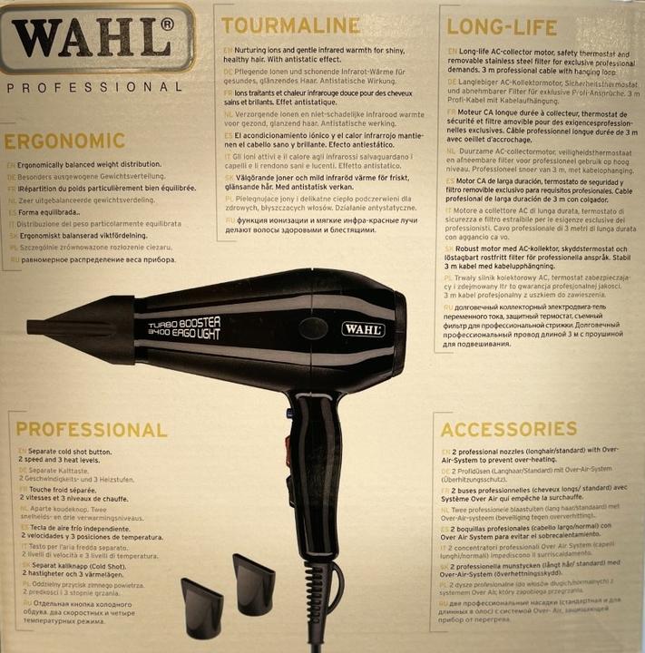 Produktbild Wahl Turbo Booster 3400 ErgoLight (2400 W)