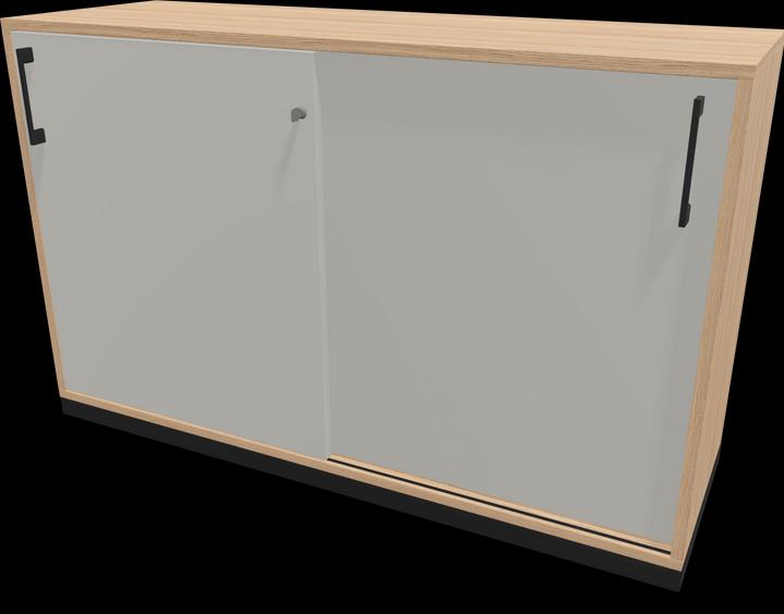 Amber oak decor with structure, Pearl grey, Black
