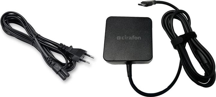Actual product image Cirafon Universal Power Adapter USB-C For Laptop 65w (65 W)