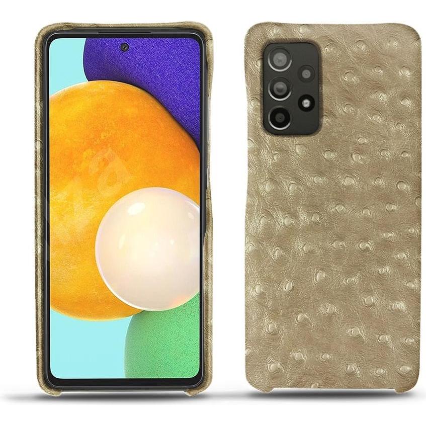 Noreve Lederschutzhülle (Samsung Galaxy A52), Smartphone Hülle, Beige