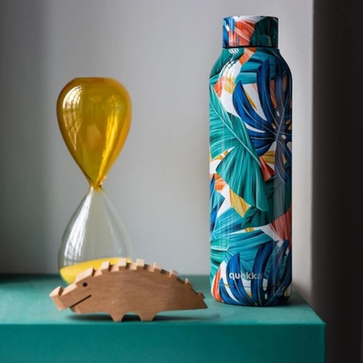 Produktbild Quokka Stainless Steel Thermos Bottle Solid Color Jungle 630ml (0.63 l)