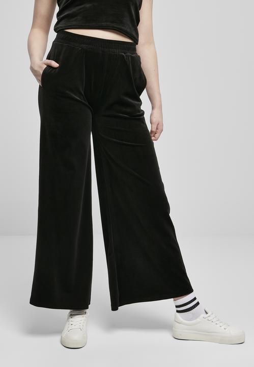 Produktbild Urban Classics Ladies High Waist Straight Velvet Sweatpants (L)