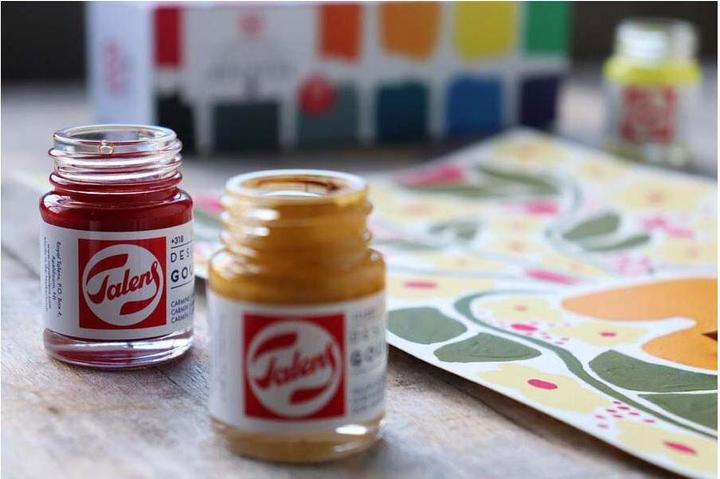 Produktbild Talens Gouache Extra Fine Set, 10x16ml Flaschen