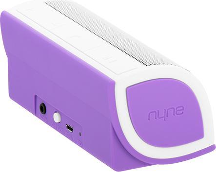 Actual product image Nyne Mini - Speaker - Portable - Wireless - 5 Watt (Total) - White, Purple (Mini Purple) (10 h, Rechargeable battery operated)