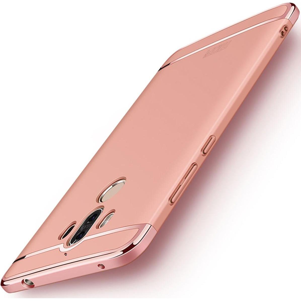Thumbnail - König Design Handy Hülle Schutz Case für Huawei Mate 9 Bumper 3 in 1 Cover Chrom Rose Gold (Huawei Mate 9), Smartphone H...