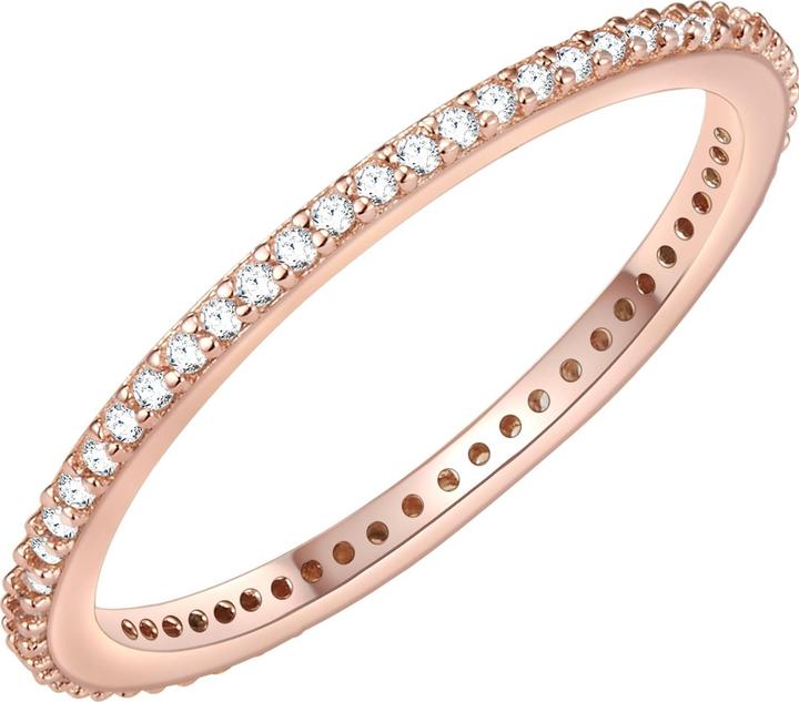 Produktbild Glanzstücke München Damen Sterling Silber Zirkonia roségold - 6098 (56, 925 Silber)