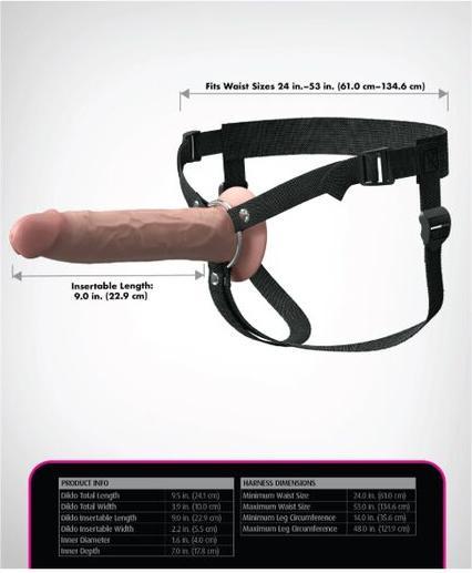 Produktbild Pipedream Hollow Silicone Strap-on
