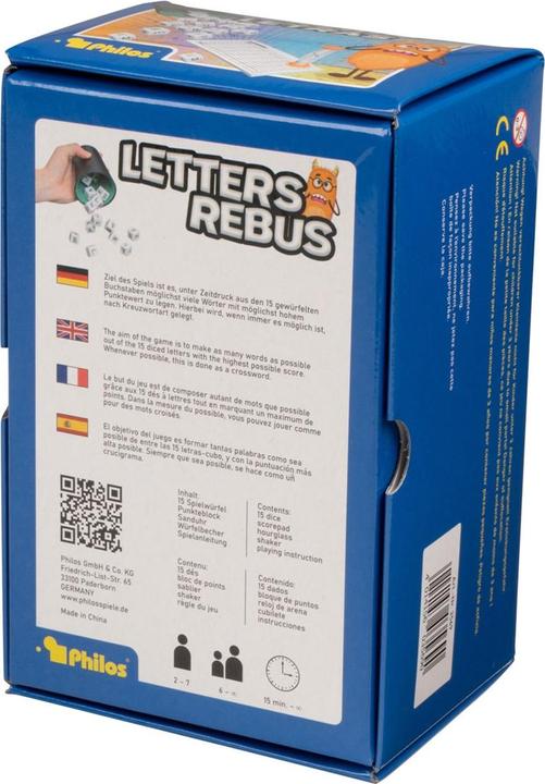 Immagine prodotto Philos Lettere Rebus (Tedesco, Francese, Italiano, Inglese)