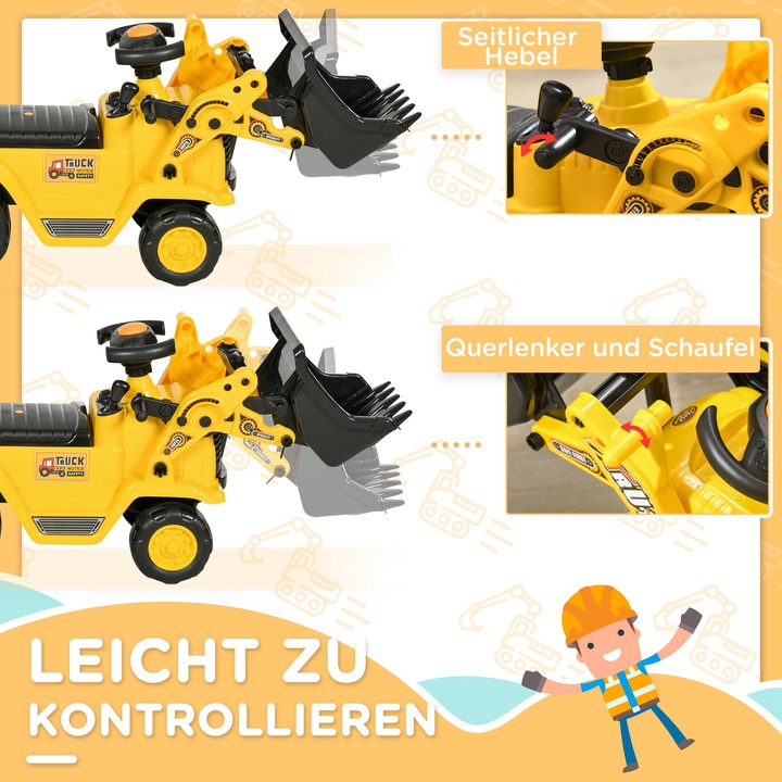 Produktbild Homcom Trettraktor mit Stauraum