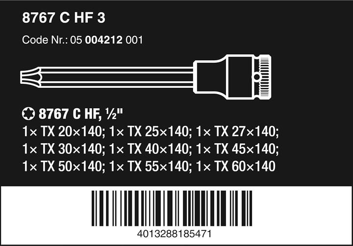 Actual product image Wera 8767 C Tx Hf 3