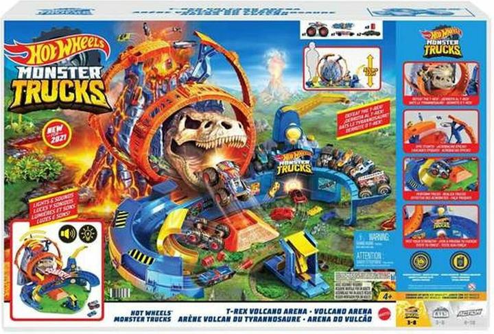 Produktbild Hot Wheels Monster Trucks Vulkan Arena Spielset