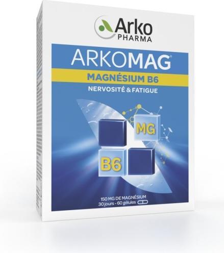 Produktbild Arkopharma Magnesium B6 (60 Stück, Kapseln, 55 g)