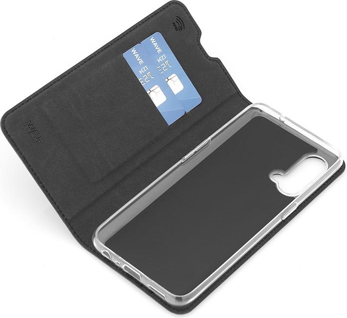 Produktbild Wave BookCase -suojakotelo, OnePlus Nord CE, musta (OnePlus Nord CE 5G)