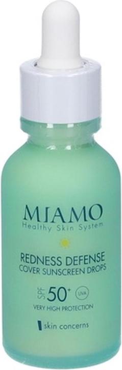 Miamo Redness Defense Cover Sunscreen Drops Spf50 - 30 Ml (Sonnencreme Gesicht, SPF 50, 30 ml)