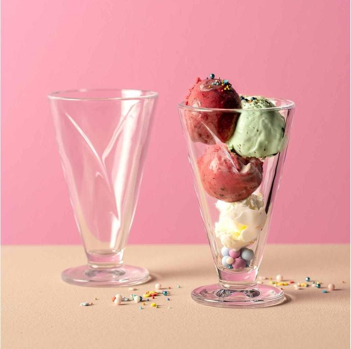 Immagine prodotto Leonardo Schale Cono 4 Stück, Transparent (9.30 cm, 0.36 l, 4 x)