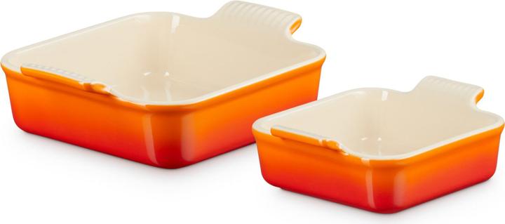 Produktbild Le Creuset Auflaufformen 2er Set Tradition 13/20 cm Ofenrot