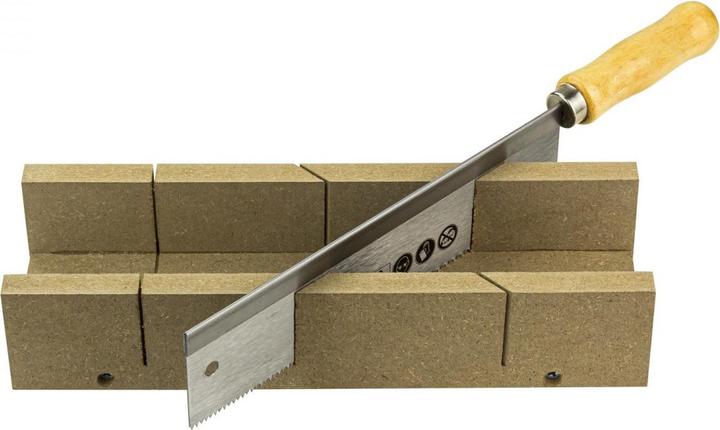 Produktbild Dema Feinsäge mit Holzgriff und Holz Schneidlade