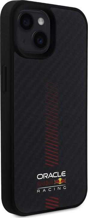 Produktbild Red Bull RBHMP15S24CFGSMK iPhone 15 6.1" hardcase black Carbon Fiber Power Bar MagSafe (Apple iPhone 15)
