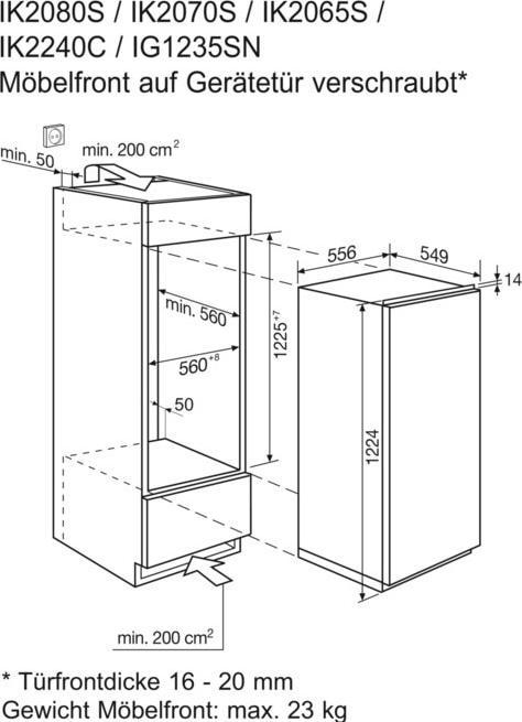 Produktbild Electrolux IK2070SR (181 l)