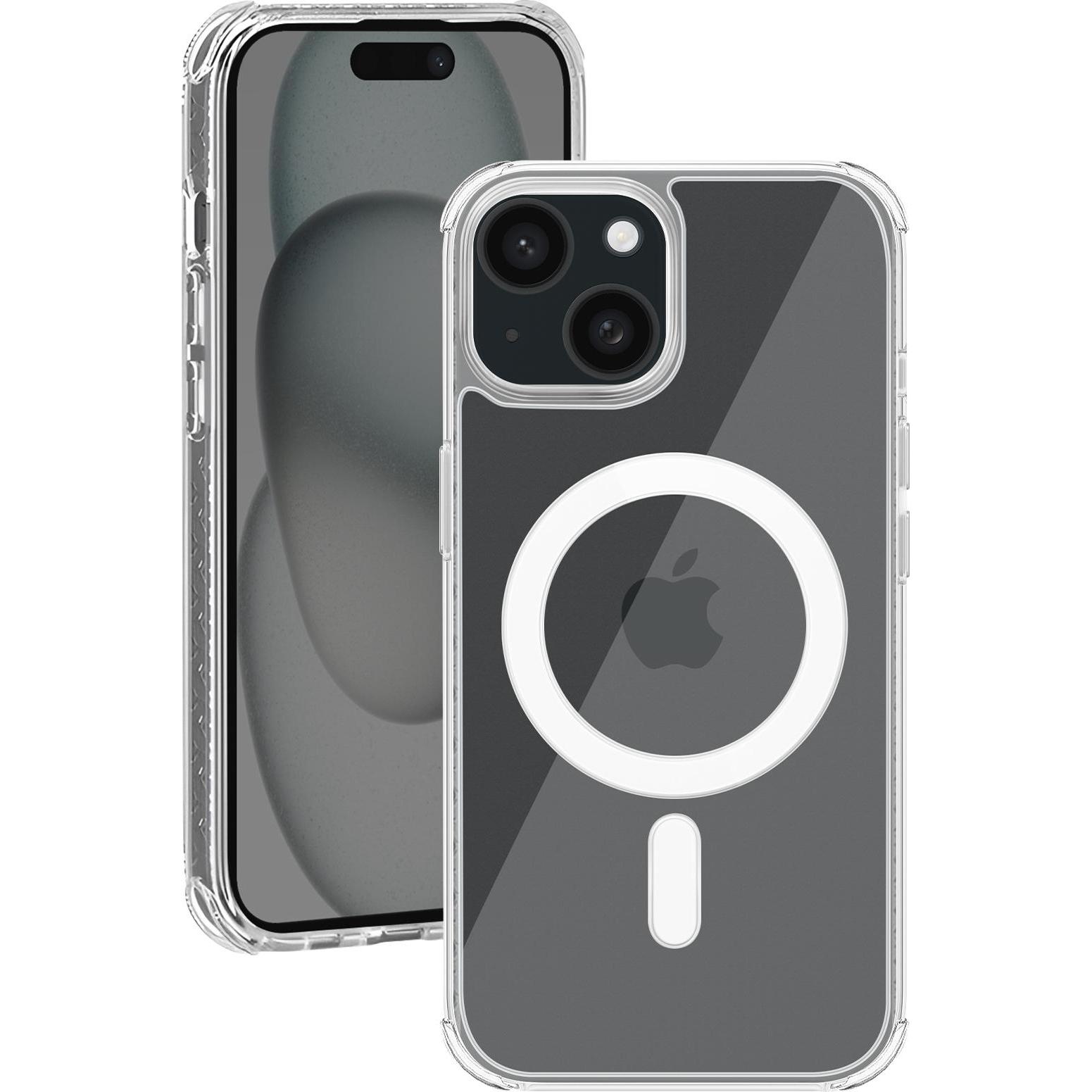 Force Case AIR-Hülle für iPhone 15 Plus Series (Apple iPhone 15 Plus), Smartphone Hülle, Transparent