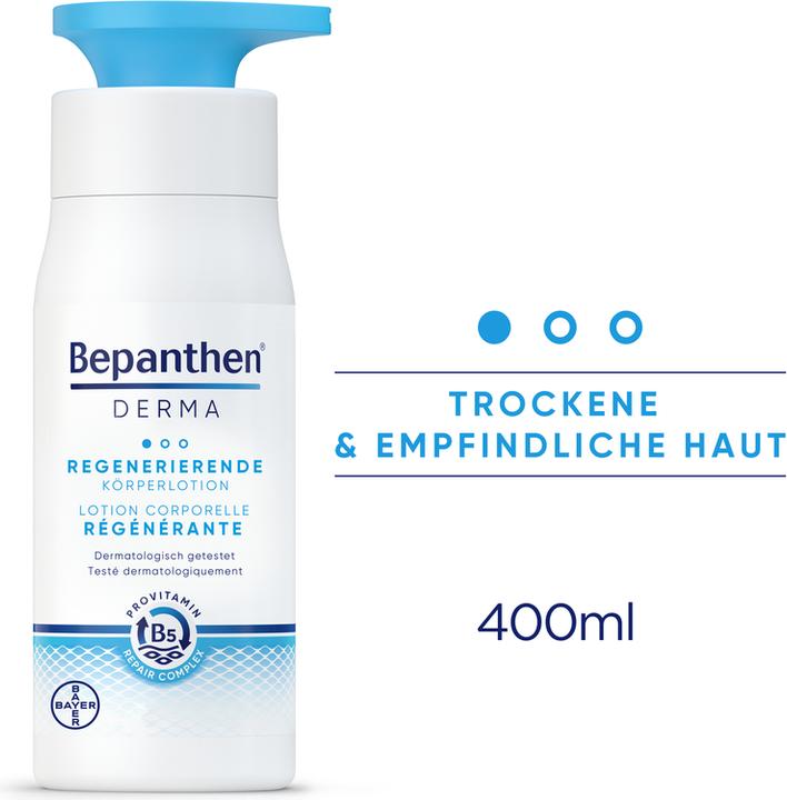 Actual product image Bepanthen Derma Regenerierende Körperlotion (Body cream, 400 ml)