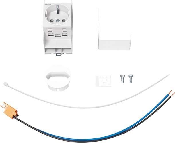Actual product image Hager HAG ZY01APZ universal socket set adapted for ZYxxMS (Terminal strips)