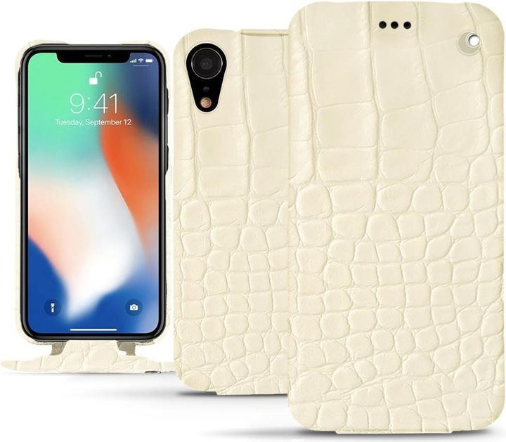 Actual product image Noreve Leather cover vertical (Apple iPhone XR)