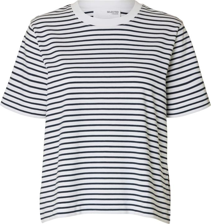 Produktbild Selected Femme Slfessential Ss Striped Boxy Tee Noos (L)