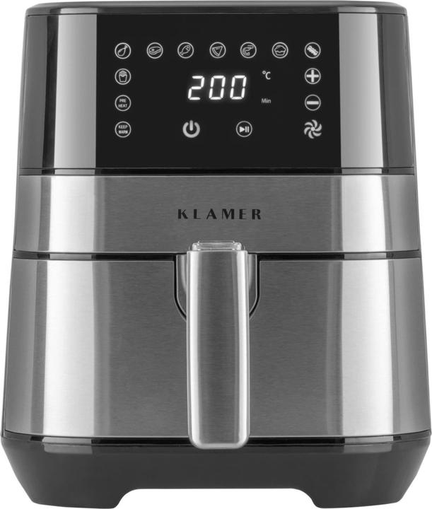 Produktbild KLAMER Heissluftfritteuse 5.5L 1500W Airfryer
