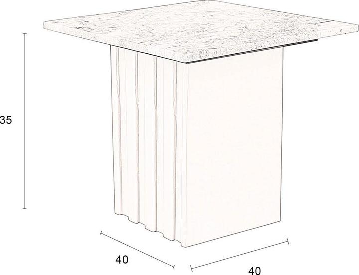 Image du produit Dutchbone Table (40 x 40 x 33 cm)