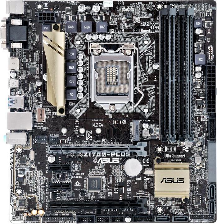 ASUS Z170m-Plus (LGA 1151, Intel Z170, mATX)