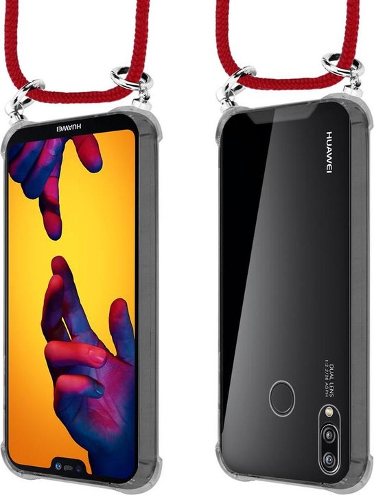 Produktbild Cadorabo TPU Handy Kette SILBER Cover