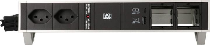 Image du produit Bachmann Multiprise de table DESK 2, 2x T13, 1x USB A/C, 2x Custom (2 x, Type 13)