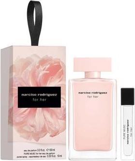 Actual product image Narciso Rodriguez Narciso For Her Eau De Parfum 100 Ml + For Her Pure Musc Eau De Parfum 10 Ml (Eau de parfum, 110 ml)