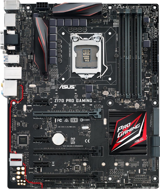 Produktbild ASUS Z170 Pro Gaming (LGA 1151, Intel Z170, ATX)