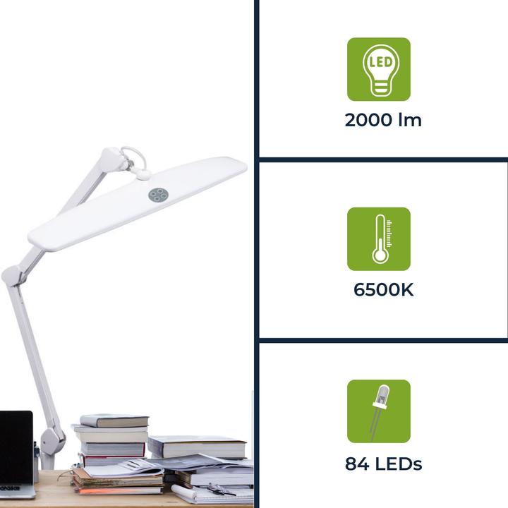 Produktbild Velleman Schreibtischlampe (2000 lm)