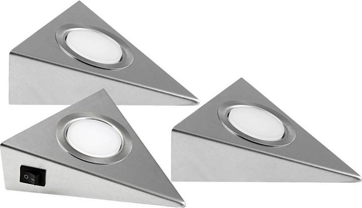 Heitronic LED under cabinet light GENUA set of 3 (360 lm)