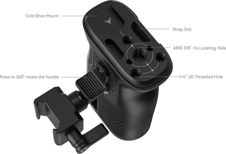 Produktbild SmallRig Universal Rotating Nato side Handle (Griff)