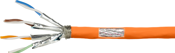 Produktbild LogiLink Netzwerkkabel (S/FTP, CAT7, 25 m)