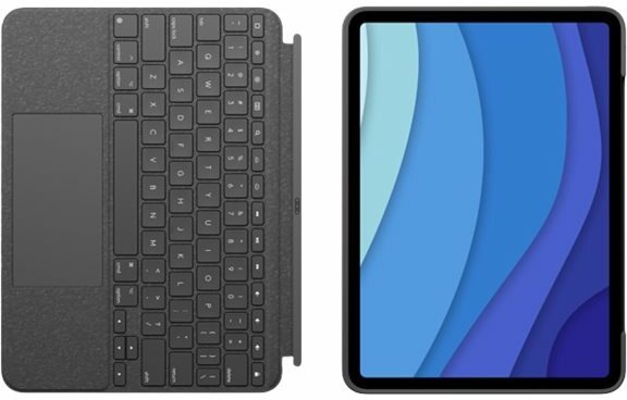 Image du produit Logitech Combo Touch (DE, iPad Pro 12.9 2021 (5ème génération), iPad Pro 12.9 2022 (6e génération))