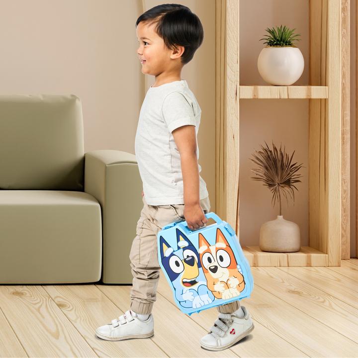 Actual product image Moose Bluey Play & Go Collectors Case