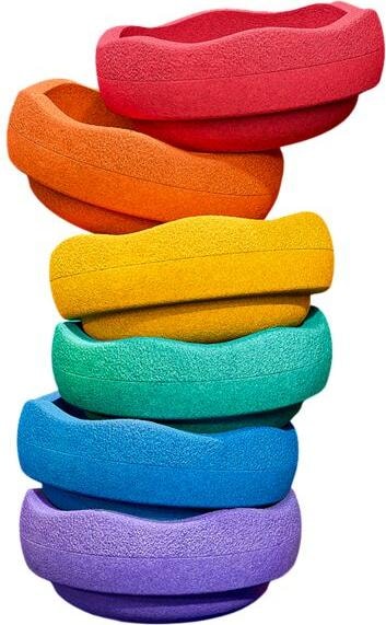 Actual product image Stapelstein ® MINI Rainbow Classic 6 (6 Stk.)